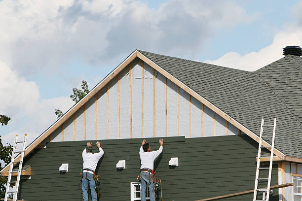 Professional Storm Damage Siding Repair technician working in Mount Laurel, NJ